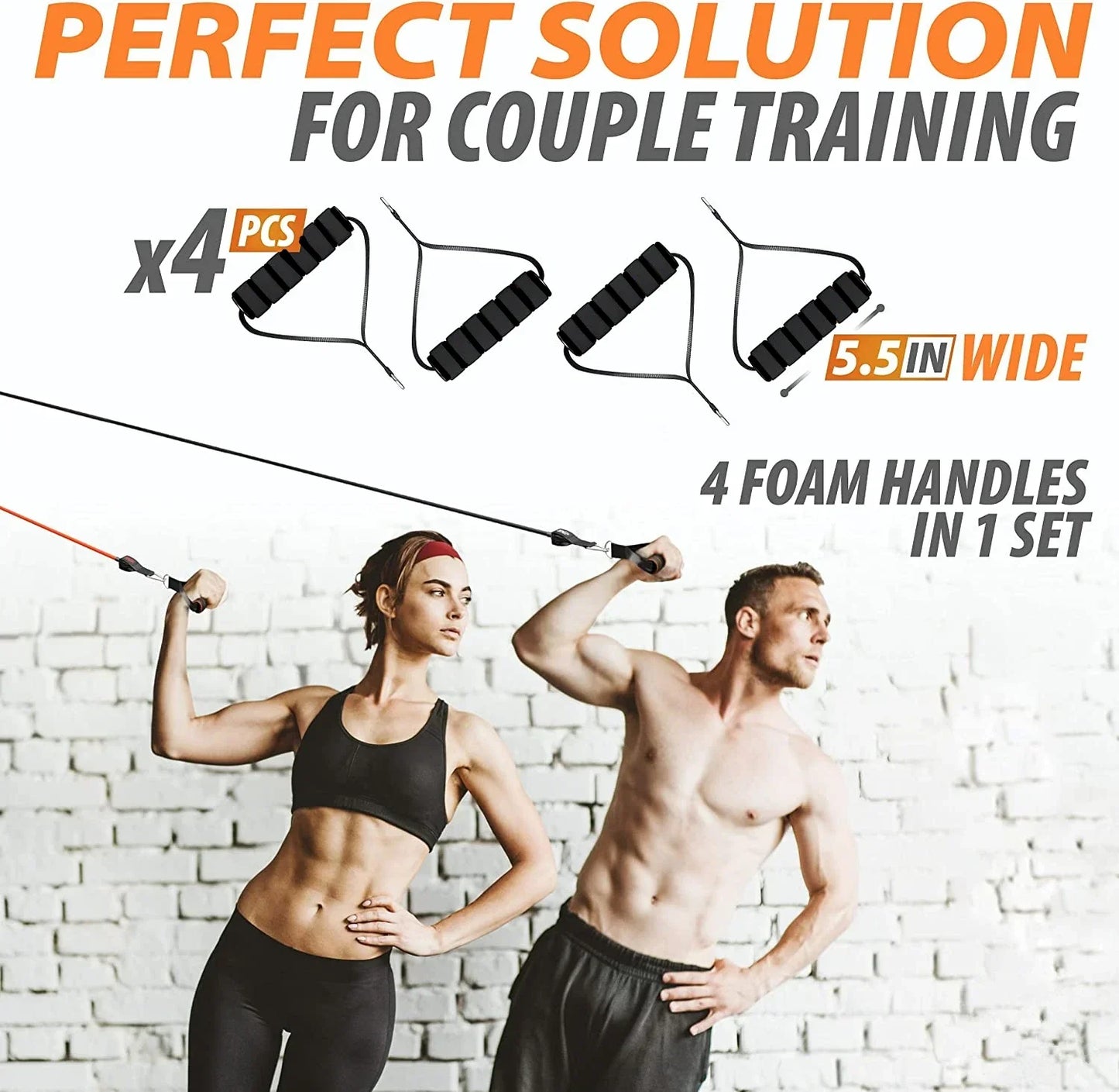Resistance Bands for Yoga & Fitness Training-2