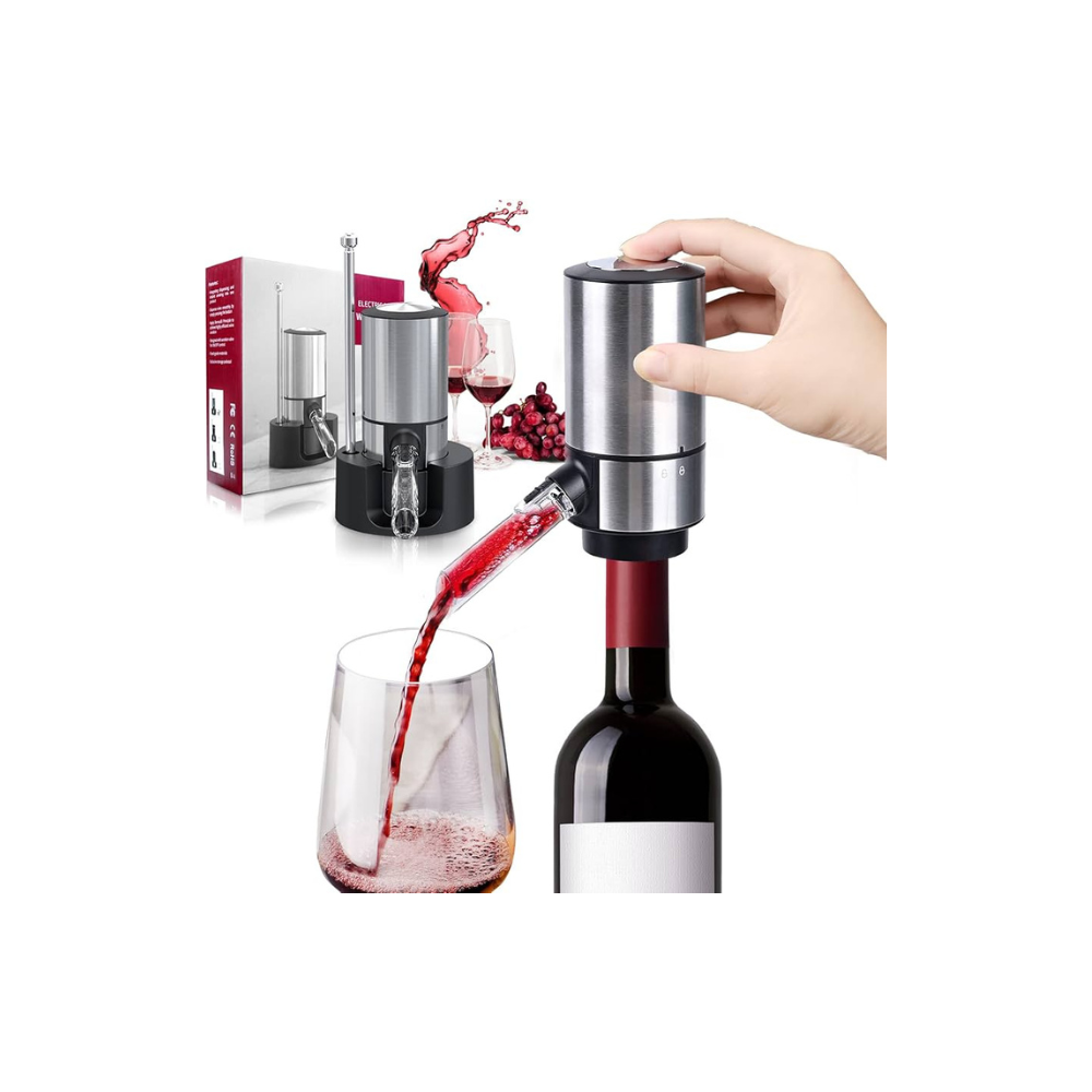 Electric Wine Aerator, Preserver & Dispenser