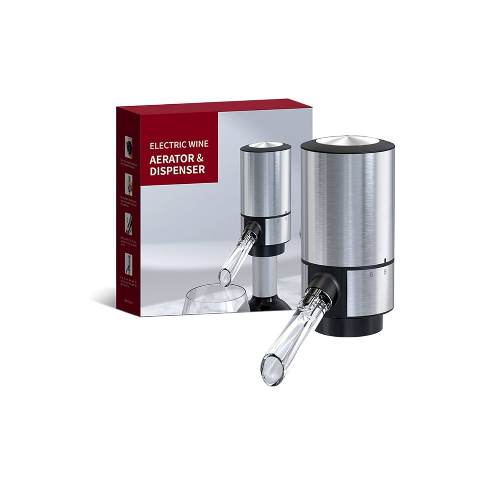 Electric Wine Aerator, Preserver & Dispenser
