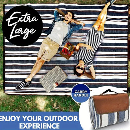 Premium Dual-Layer Picnic Blanket - Water-Resistant Outdoor Handy Mat-1