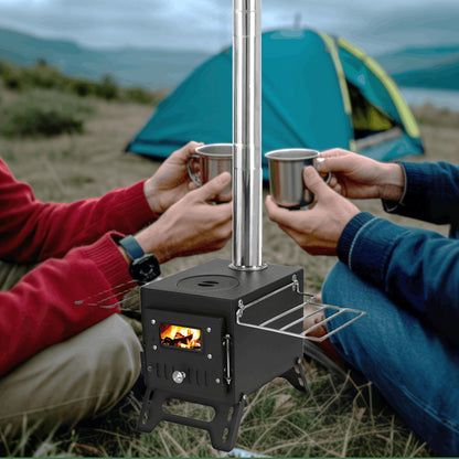 Portable Stainless Steel Camping Stove for Outdoor Cooking-4