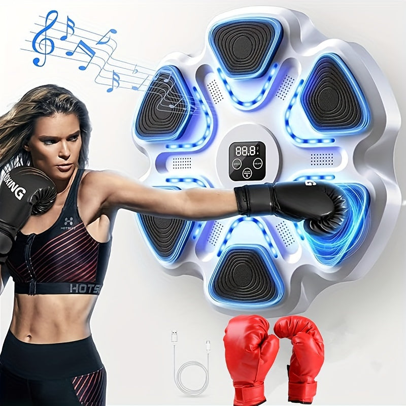 Wireless Music Punching Machine with Gloves-1
