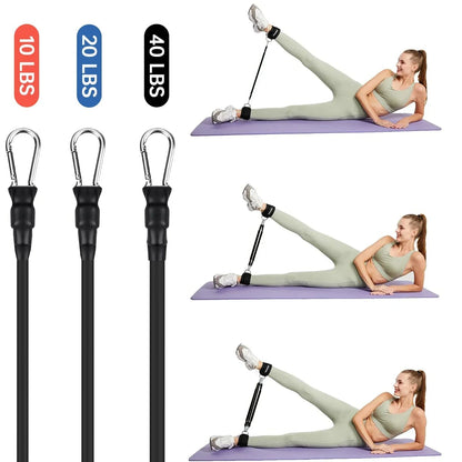 Ankle Resistance Bands Set for Leg and Butt Training-1