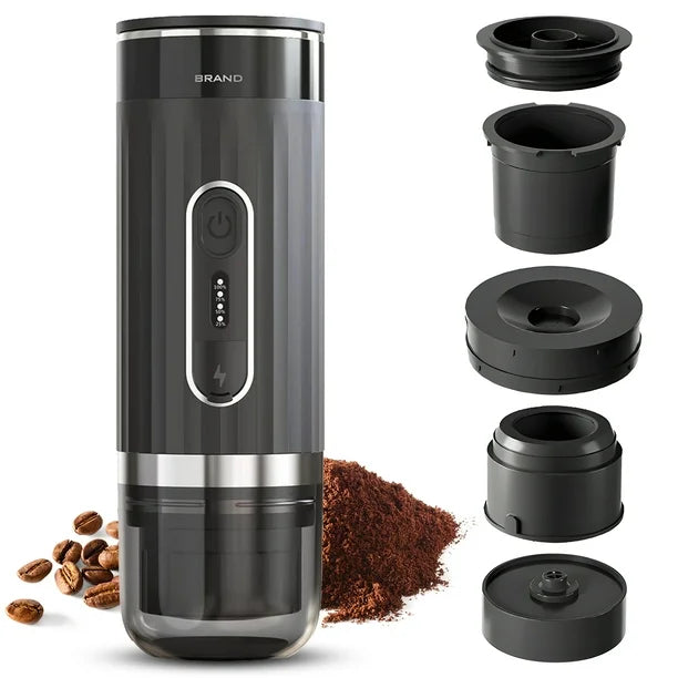 Portable Coffee Maker Wireless Heating Coffee Machine 3 In 1 for Camping Travel