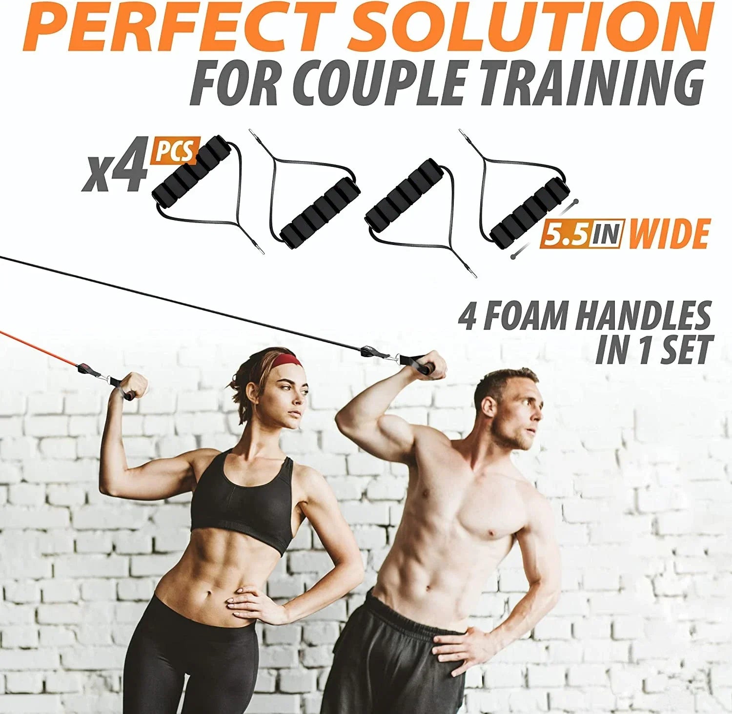 Resistance Bands for Yoga & Fitness Training-2