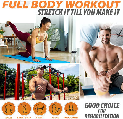 Resistance Bands for Yoga & Fitness Training-4