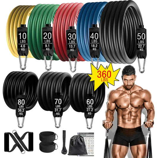 Resistance Bands for Yoga & Fitness Training-0