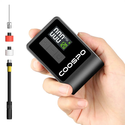 Mini Electric Air Pump Portable Digital Tire Inflator 120PSI Black-0