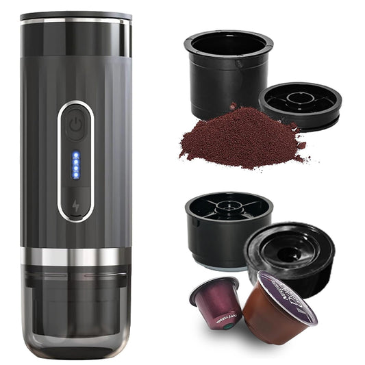 Portable Coffee Maker Wireless Heating Coffee Machine 3 In 1 for Camping Travel