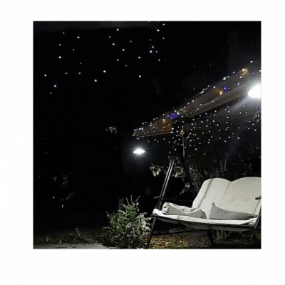 Solar Powered Hanging Pendant Light Garden Outdoor Patio Shed LED Lamp Lighting